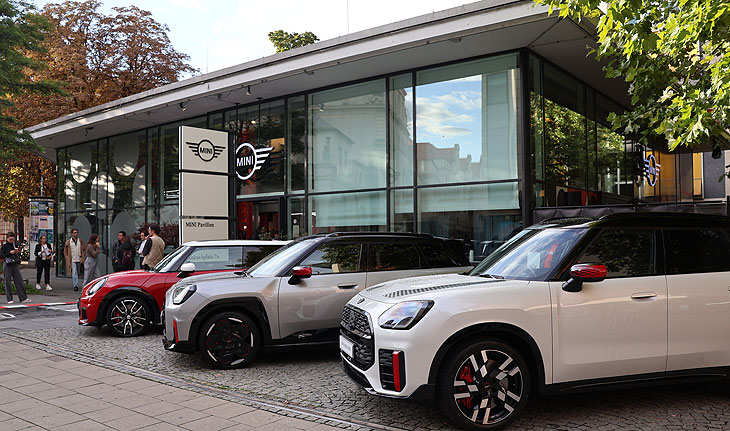 Mini Night im MINI Pavillon bei den Media & Stakeholder Days 2025 der BMW Group 